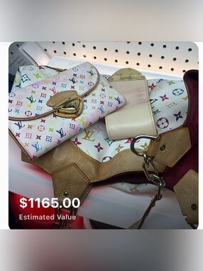 Louis Vuitton x takashi murakami bag and wallet